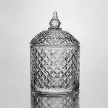 캔들용기 불꽃크리스탈 (투명) 300ml, 1개
