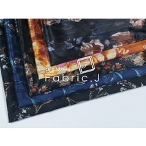 패브릭제이 폴리 스트라이프 프린트 원단 5종 FJ-016, Pattern 04
