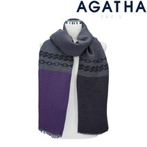 [AK PLAZA] [아가타] (2UPW348VI)플리츠 롱 스카프 아리아나 바이올렛