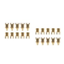 GHSHOP 20개 mmcx 소켓 커넥터 shure se215/se315/se425 용, 설명, 구리, 골드