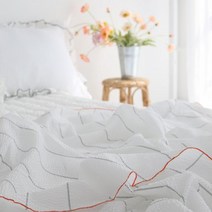 라라슈 오렌지 스트라이프 시어서커 홑이불 SS 호텔침구 여름이불 차렵이불세트 여름침구세트 얇은이불