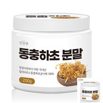 건강앤 동충하초 분말 동충하초가루 신비의불로초가루 동충하초효능