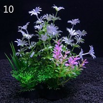 비바리움 수족관 인공 장식 식물 시뮬레이션 물 잡초 물고기 탱크 잔디 14cm, 10, 8x14cm