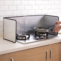 Gas stove baffle galvanized steel oil heat insulation board kitchen cooking oil separator household, 1개