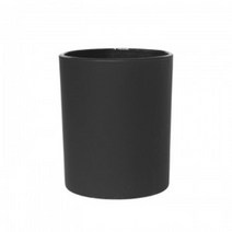 캔들용기 - 블랙무광원형(3온즈/90ml) 3oz 유리 소이캔들 용기, 6개