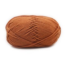 뜨개실 50g 4ply 우유 코 튼 뜨개질 양모 원사 바느질 염색 된 Lanas 크로 셰 공예 스웨터 모자 인형에 대, 한개옵션1, 76 76