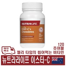뉴트라라이프 비타민C 500mg 츄어블 200캡슐 (씹어먹는 비타민C), 120정, 1개