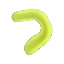 이갈이 마우스 가드 피스 용 잇몸 방패 치아 보호 청 마우스 가드 박스 포함 복싱 하키, 01 fluorescent yellow, 1개