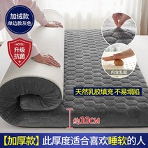 라텍스매트리스 쿠션 가정용 강화 다다미매트 스펀지 침대쿨패드, C04-120x190cm 싱글 침대 라텍스