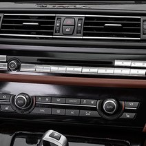BMW 5시리즈 F10 센터페시아 CD 오디오 버튼 커버 몰딩 1SET(12pcs), F10(10-16년식)