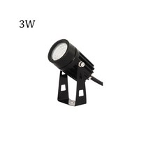 1W 야외 정원 조경 220V LED 잔디 램프 COB 방수 Led 투광기, 03 3W_19 3000K DC12V Spike