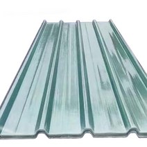 FRP 도단 10장 창고 골 공사 슬레이트 공장 지붕 방수 판 넬, 길이2.0m 두께1.0mm 10장