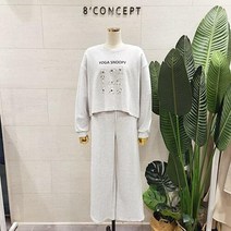 이랜드 [에잇컨셉]8컨셉)요가크롭SET 스누피트레이닝세트 C22I1FTP004 (2컬러)_부천점