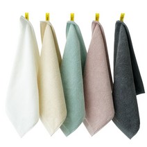 100%국내생산 타월톡톡 호텔급 어린이집수건 30수 70g 고리수건 핸드타월, 그레이