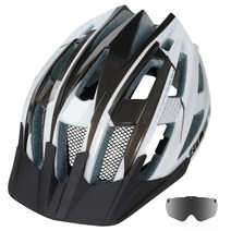 자전거헬멧 전동킥보드 카본 어반 전기 자동차 여름 산악 도로 남성과 여성 승마 장비, l, 티타늄 화이트 + 테일 라이트