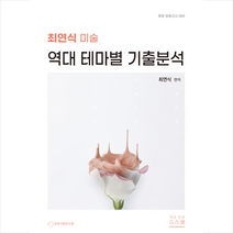 2024 최연식 미술 역대 테마별 기출분석 + 미니수첩 증정, G북스(지북스)
