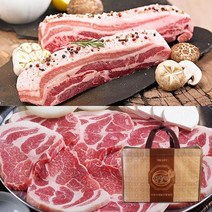 [세계4대진미] 프리미엄 듀록 선물세트 1호(삼겹살 500g 1팩+목살 500g 2팩), 상세페이지 참조