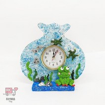 우물 속 봄 개구리 시계 만들기 재료 키트 초등저 방과후학습 미술준비물 DIY, 4인용