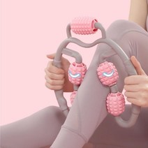 뒷목 뻐근할때 종아리 마사지기 근육뮹침 붓기빼기, 핑크