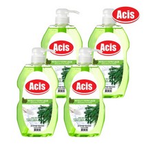 아키스 베이킹소다 주방세제 솔잎향 780ml x4개 설거지 1종주방세제 주방용 야채과일세척 물때 항균 대용량, 단품없음