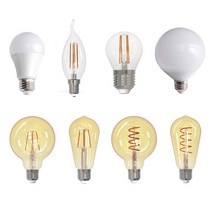 [한샘] LED 전구 모음전(택1) 인테리어스탠드>>LED전구, 인찌구전구(5W)-주광색(하얀빛)