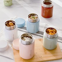 오슬로 미니 분유보온병 이유식보온통 아기 죽통 푸드자 보온약병 에스프레소병 220ml, 화이트