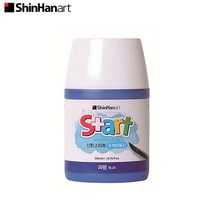 신한 스타트 수채화물감 낱색 200ml/대용량물감, 분홍