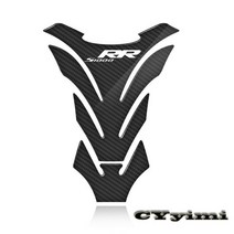 탱크패드 3D 탄소 섬유 오토바이 연료 탱크 패드 커버 보호대 BMW S1000RR RR 용 데칼 스티커, 06 WHITE