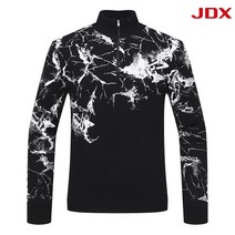 JDX 방풍그래픽 반짚업 골프바람막이니트 X1SFSPM09