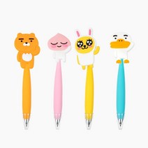 [카카오프렌즈] 실리콘 볼펜 라이언 어피치