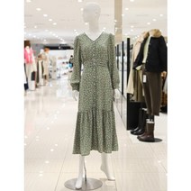 ab.f.z [ab.f.z] 브이넥플라워프릴원피스 (KSX1HO44C1)