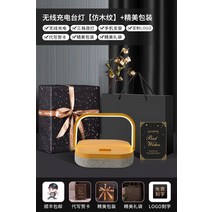샤오미 스피커 무드등 올인원 스마트 스피커 조명 무선 충전 블루투스 거치대, 브라운 (기본모델)
