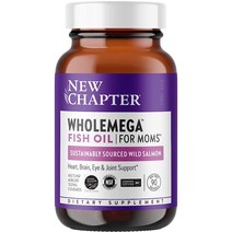 뉴챕터 피쉬 오일 보충제 오메가 3 비타민 D3 DHA 90개 500mg