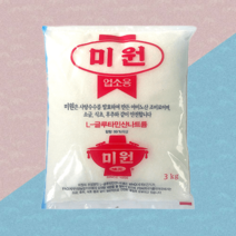 미원 업소용3kg 감칠맛조미료 식당용 식재료 급식용