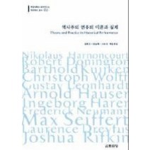 [개똥이네][중고-상] 역사주의 연주의 이론과 실제 - 한양대학교 음악연구소 헤르메스 총서