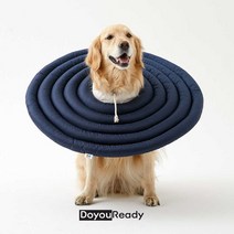 초대형견 강아지 넥카라 5XL 애견 목보호대, 5XL(네이비)