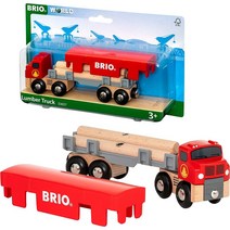 Brio World 33657 - 목재 트럭 - 6피스 목재 장난감 기차 만 3세 이상 아동용 그레이, 한개옵션0