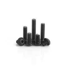 5-50pcs ISO7380 육각 나사 M2 M2.5 M3 M4 M5 M6 M8 M10 검정 단추 머리 육각형 소켓 모자 둥근, M3 50PCS|50mm|BK ISO7380