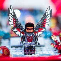 마블 캡틴아메리카 팔콘 레고 호환 장난감 조립 장식, captain america-2