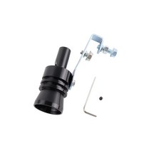 급속배기밸브 오토바이 바이크 스쿠터 자동차 배기 터보 휘슬 파이프 사운드 머플러 블로우 오프 밸브 범용 시뮬레이터, [11] BlackL