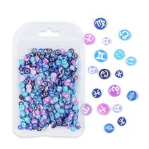 10g 수지 충전 포커 폴리머 클레이 조각 에폭시 용 카드 플레이크 필러 Moule 실리콘 펜던트 DIY 용품, [50] 10G-XZRT