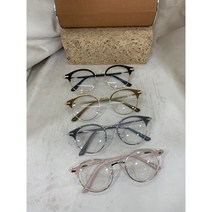 뿔테안경 하금테안경 청광 블루라이트 차단 시력보호 안경 5가지컬러 청광렌즈 전자파차단안경 블루라이트차단 시력보호안경 안경 눈보호 (자체제작 / 무도수)