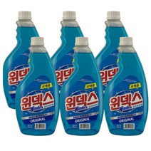 윈덱스 유리세정제 660ml 리필 6개