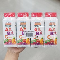 롯데푸드 파스퇴르 유기농 야채농장 ABC 190ML X 4입 x 1개 일반포장, 종이박스포장