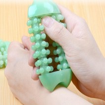휴대용 손지압기 손마사지 지압볼 핸드 안마기, 그린