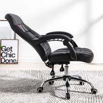 피씨방 여캠 비제이의자 PC방 게임의자 게이밍의자, 컴포트 리클라이닝 그레이 발판 포함 리넨