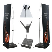 허드기획 갤럭시Y배너-단면형 물통배너거치대 (거치대만) 실외배너