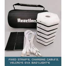 【queling】reactionx 트레이닝 라이트 램프 속도 민첩성 응답 장비 농구 권투 fitlight blazepod 펜싱, 씨엔, 램프 6개 세트 3.0, 램프 6개 세트 3.0