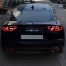 [JS AUTOMOTIVE] 기아 스팅어 / 스팅어마이스터 후면 트렁크 테일 램프 라이트 랩핑 타공 육각튜닝 스티커 인테리어 악세사리 용품