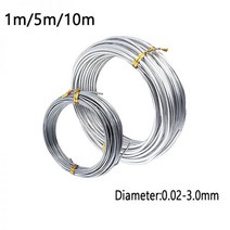 도구 1m/5m/10m Stainlessy 와이어 직경 0.02-3.0mm 304 스틸 스프링, 24 1.8mm 1M